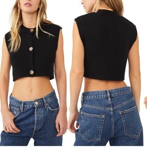 FREE PEOPLE naiome micro vest